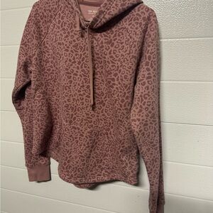 Tek Gear Women's Brown Leopard Print Hoodie